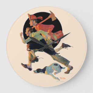 Grande Horloge Ronde À l'Secourt