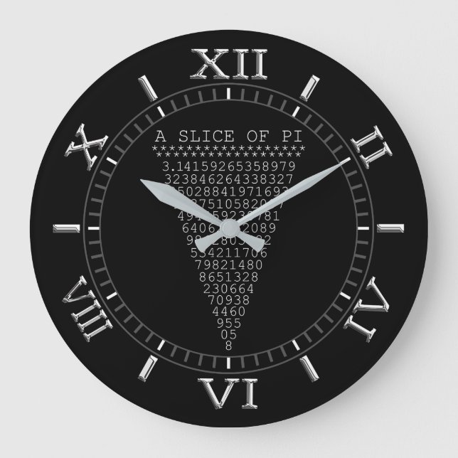 Grande Horloge Ronde A Slice de Pi Dial on a (Recto)