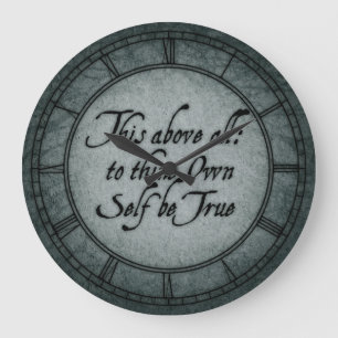 Grande Horloge Ronde À Thine possédez l'individu soit vrai