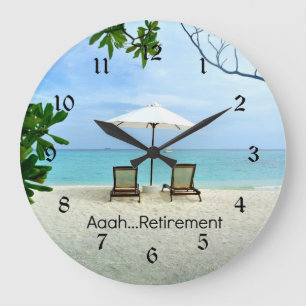 Grande Horloge Ronde Aaah...Retraite