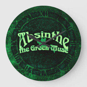 Grande Horloge Ronde Absinthe La Muse verte