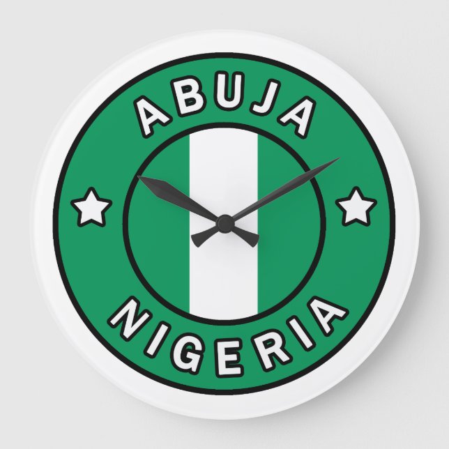 Grande Horloge Ronde Abuja Nigeria (Recto)
