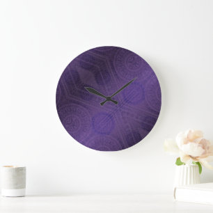 Grande Horloge Ronde Acceptation   Médaillons de méditation violette