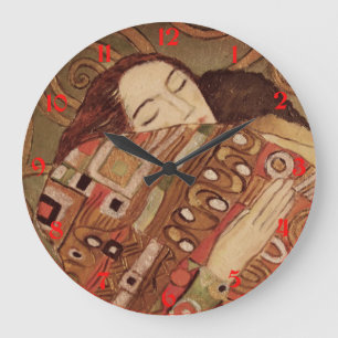 Grande Horloge Ronde Accomplissement (L'étreinte) Œuvre de Gustav Klimt