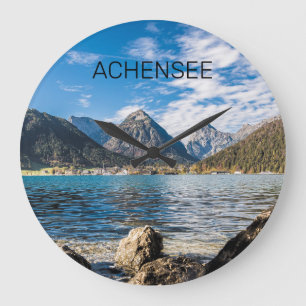Grande Horloge Ronde Achensee Tirol Retro Autriche Vacances Souvenir