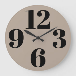 Grande Horloge Ronde Acryllic Wall Clock