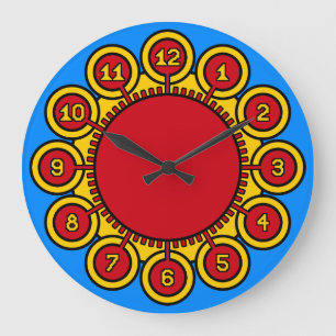 Grande Horloge Ronde ADoS Solar Flower