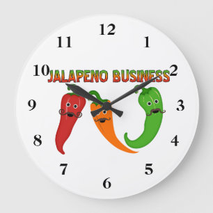 Grande Horloge Ronde Affaires de Jalapeno