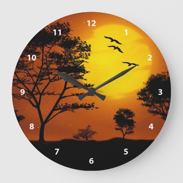 Grande Horloge Ronde African Sunset (Recto)