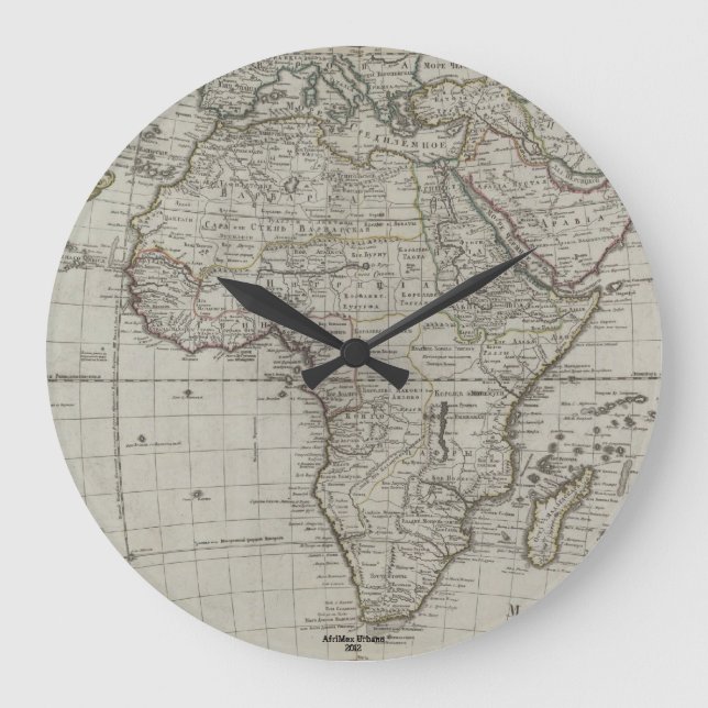 Grande Horloge Ronde Afrimex Urbano Old Afircan (Recto)
