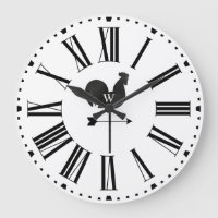Agritourisme moderne Monogramme Coq Vane météorolo