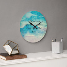 Ajouter votre texte Aquarelle Beau Ciel Bleu