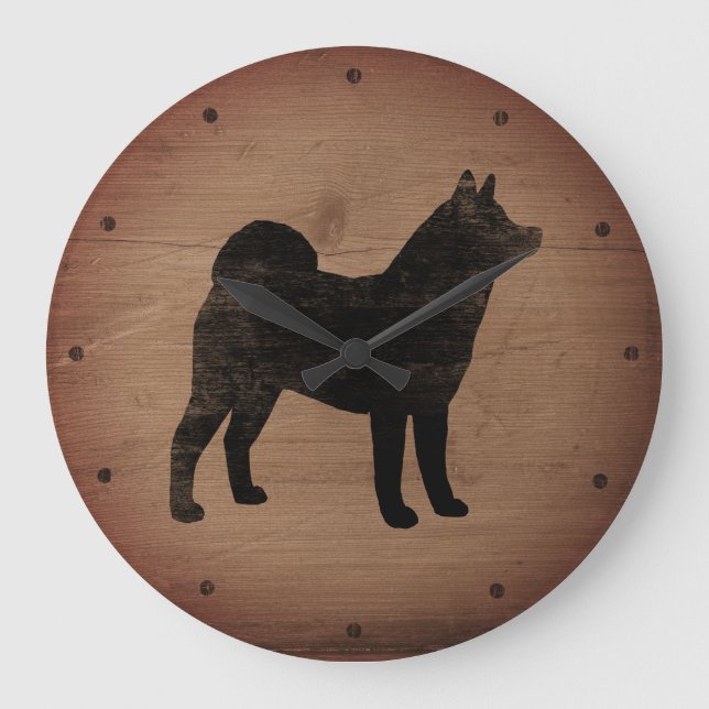 Grande Horloge Ronde Akita Rustic (Recto)