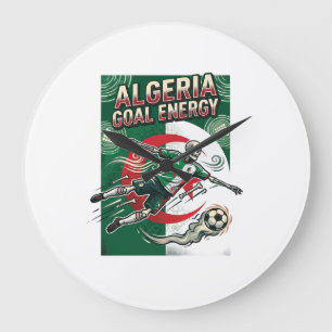Grande Horloge Ronde Algérie But Énergie Squelette Attaquant Nations Gr