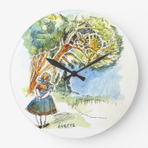 Alice et l'horloge Cheshire