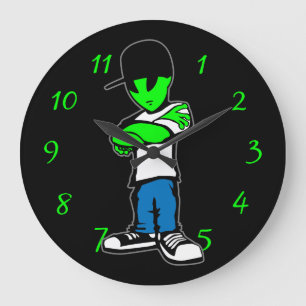 Grande Horloge Ronde Alien