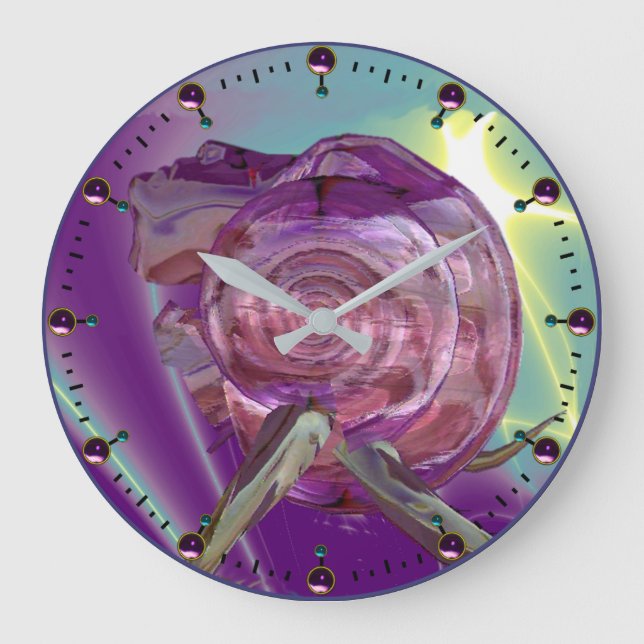 Grande Horloge Ronde ALIEN NEREIDE /NYMPH D'EAU, ROSE SEASHELL Sci-Fi (Recto)