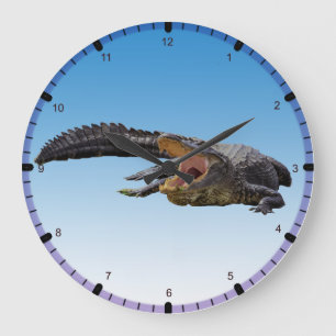 Grande Horloge Ronde Alligator