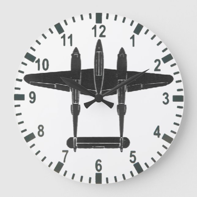 Grande Horloge Ronde Altimètre P-38 (Recto)