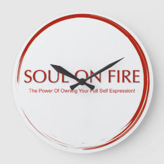 Grande Horloge Ronde Âme en feu