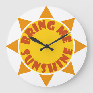 Grande Horloge Ronde Amenez-moi l'horloge solaire