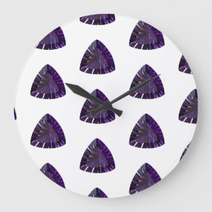Grande Horloge Ronde Améthyste, février Pierre de naissance violet gran