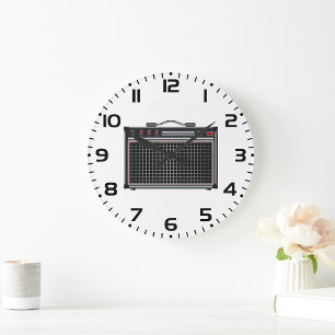 Grande Horloge Ronde Amplificateur de guitare électrique