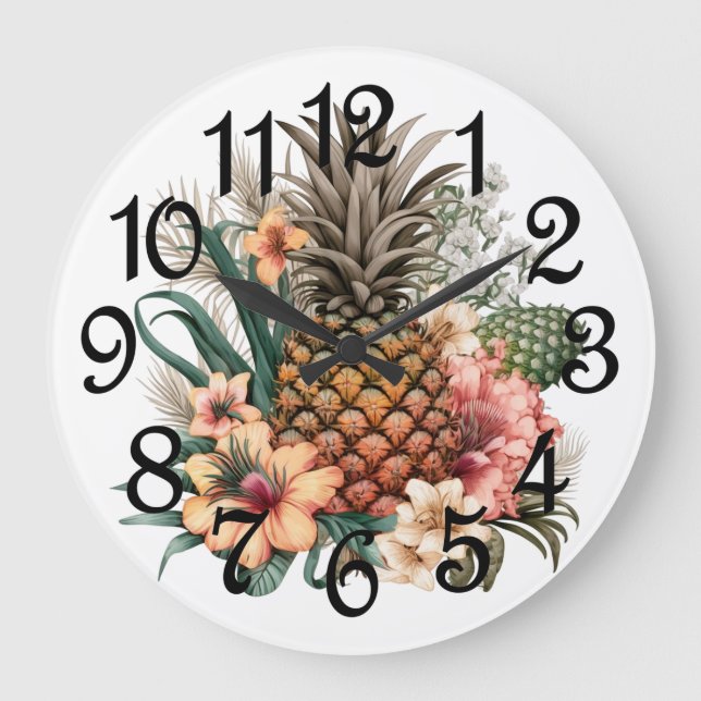 Grande Horloge Ronde Ananas (Recto)