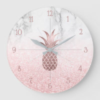 Ananas Rose Gold+Snow Bokeh+Marbre