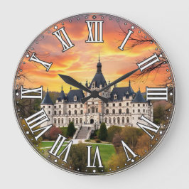 Grande Horloge Ronde Ancien château majestueux