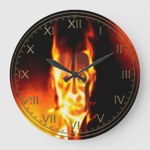 Grande Horloge Ronde Ange de la fosse sans fond