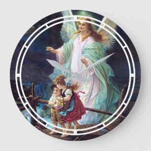 Grande Horloge Ronde Ange gardien