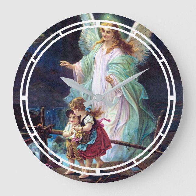 Grande Horloge Ronde Ange gardien (Recto)