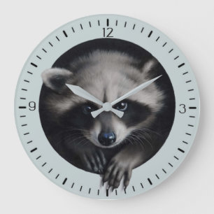 Grande Horloge Ronde Animal