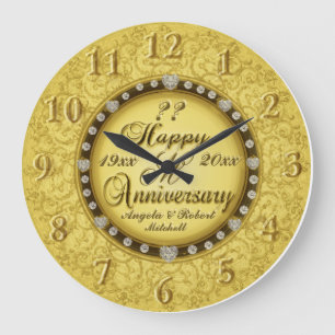 Grande Horloge Ronde Année ou année d'or