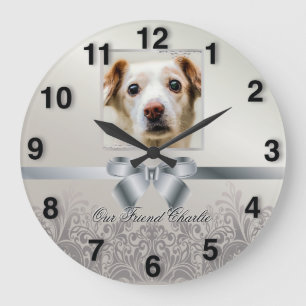 Grande Horloge Ronde Anniversaire commémoratif des animaux