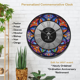 Grande Horloge Ronde Anniversaire de l'Ordination du ministre Deacon St