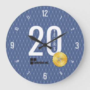 Grande Horloge Ronde Anniversaire d'étape importante des employés