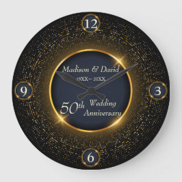 Grande Horloge Ronde Anniversaire Mariage de luxe