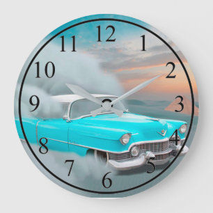 Grande Horloge Ronde Antique voiture