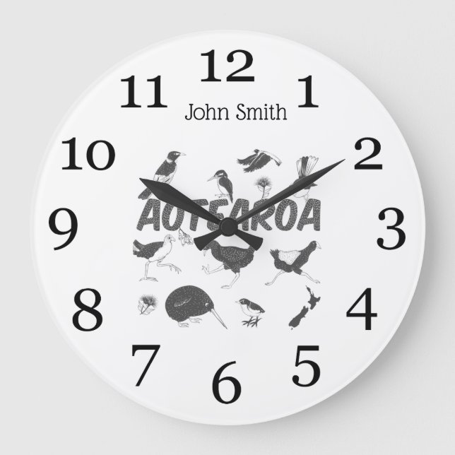 Grande Horloge Ronde Aotearoa (Recto)
