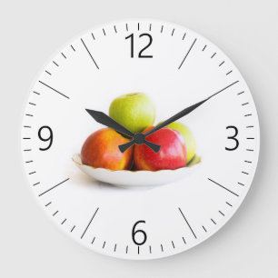 Grande Horloge Ronde Apples