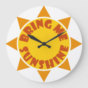 Grande Horloge Ronde Apportez-moi l'horloge de soleil