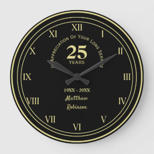 Grande Horloge Ronde Appréciation du service long personnalisée