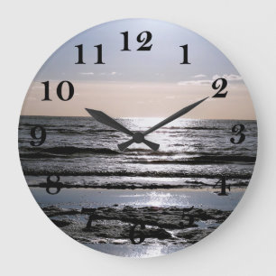 Grande Horloge Ronde Après-midi à North Holland Beach