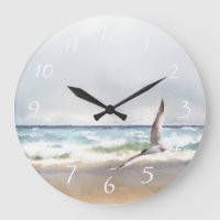Aquarelle Ocean Waves Beach Bird