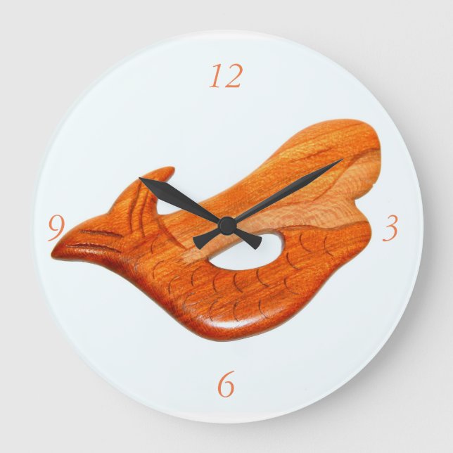 Grande Horloge Ronde arched back mermaick clock (Recto)
