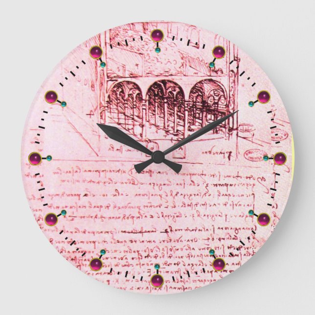 Grande Horloge Ronde ARCHITECTURE RENAISSANCE, ARCHITECTURE, Rose (Recto)