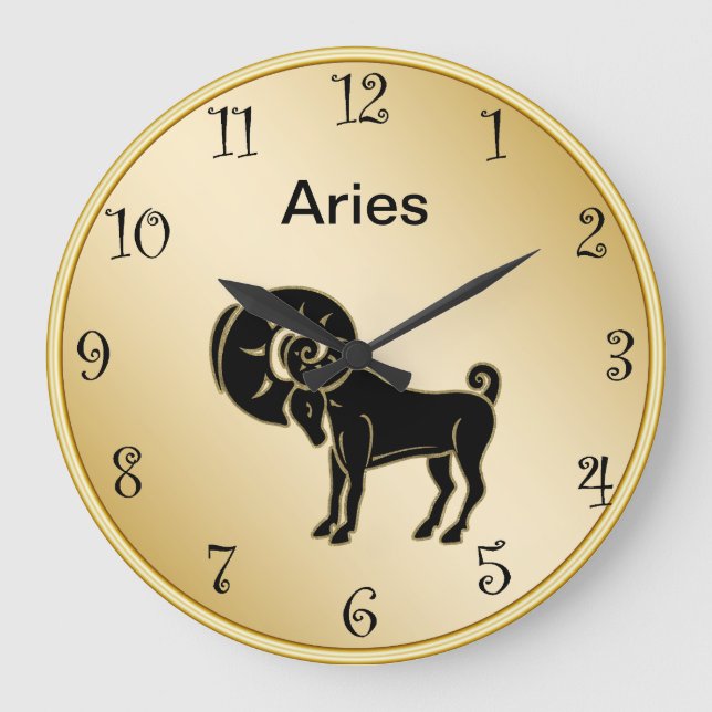 Grande Horloge Ronde Aries Zodiac (Recto)