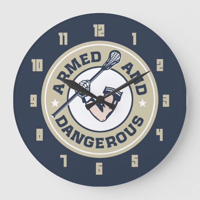 Grande Horloge Ronde Armée et Dangerous Lacrosse (Recto)